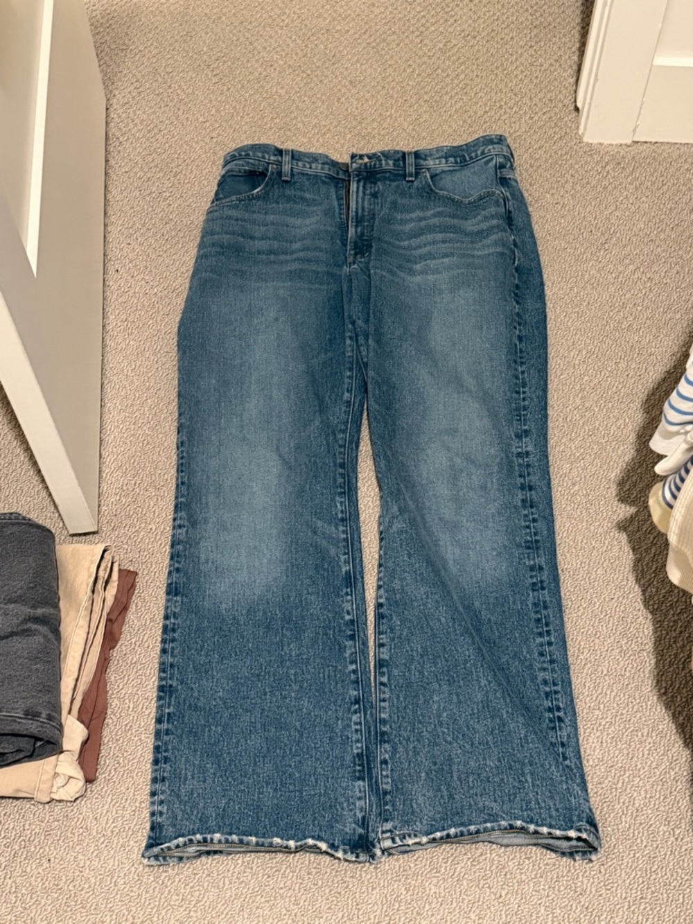 Madewell Women's Boot-Cut Jeans in Medium Blue
